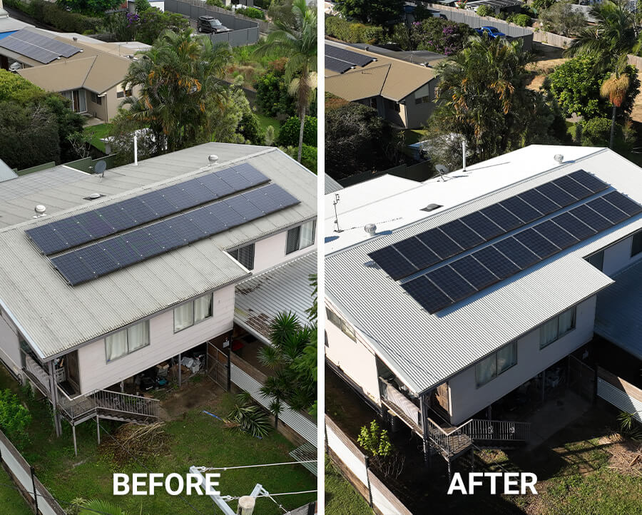 Before And After - Re-Roofing Experts on the Sunshine Coast