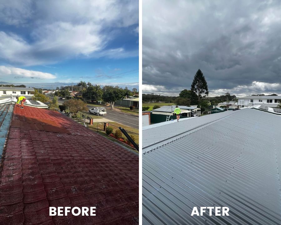 Before After Re Roofing