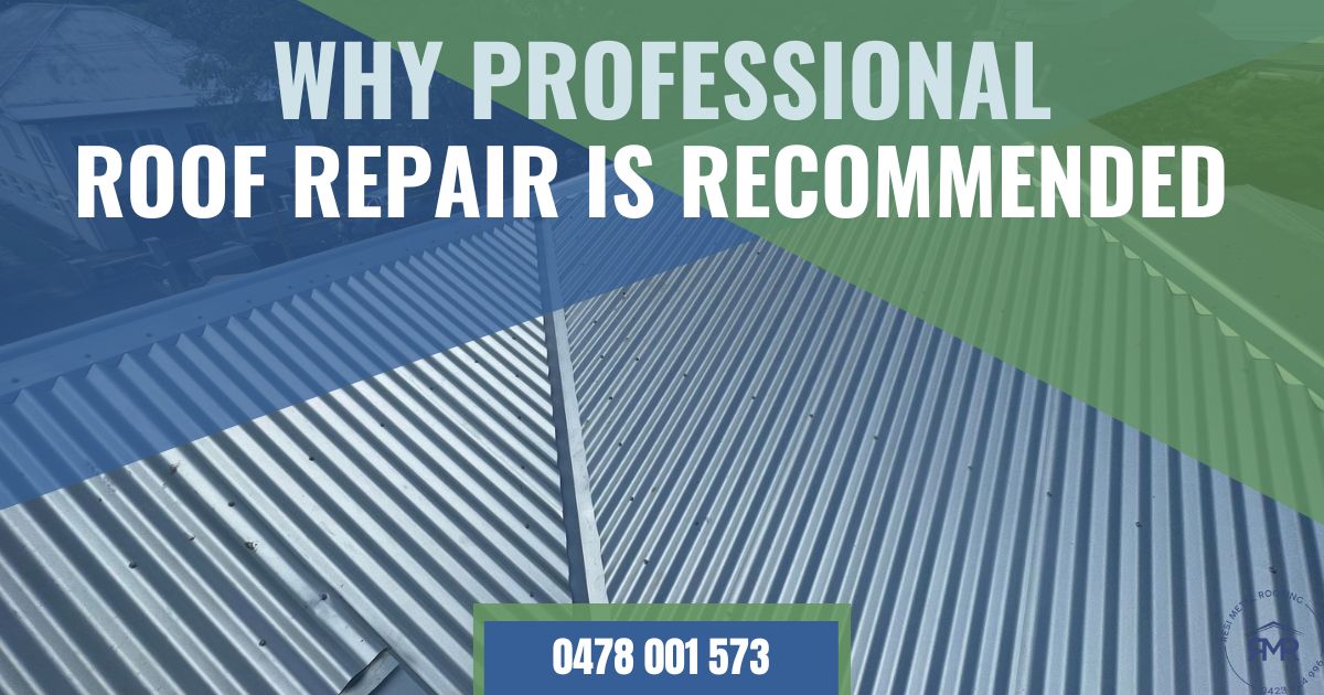 Why Professional Roof Repair is Recommended