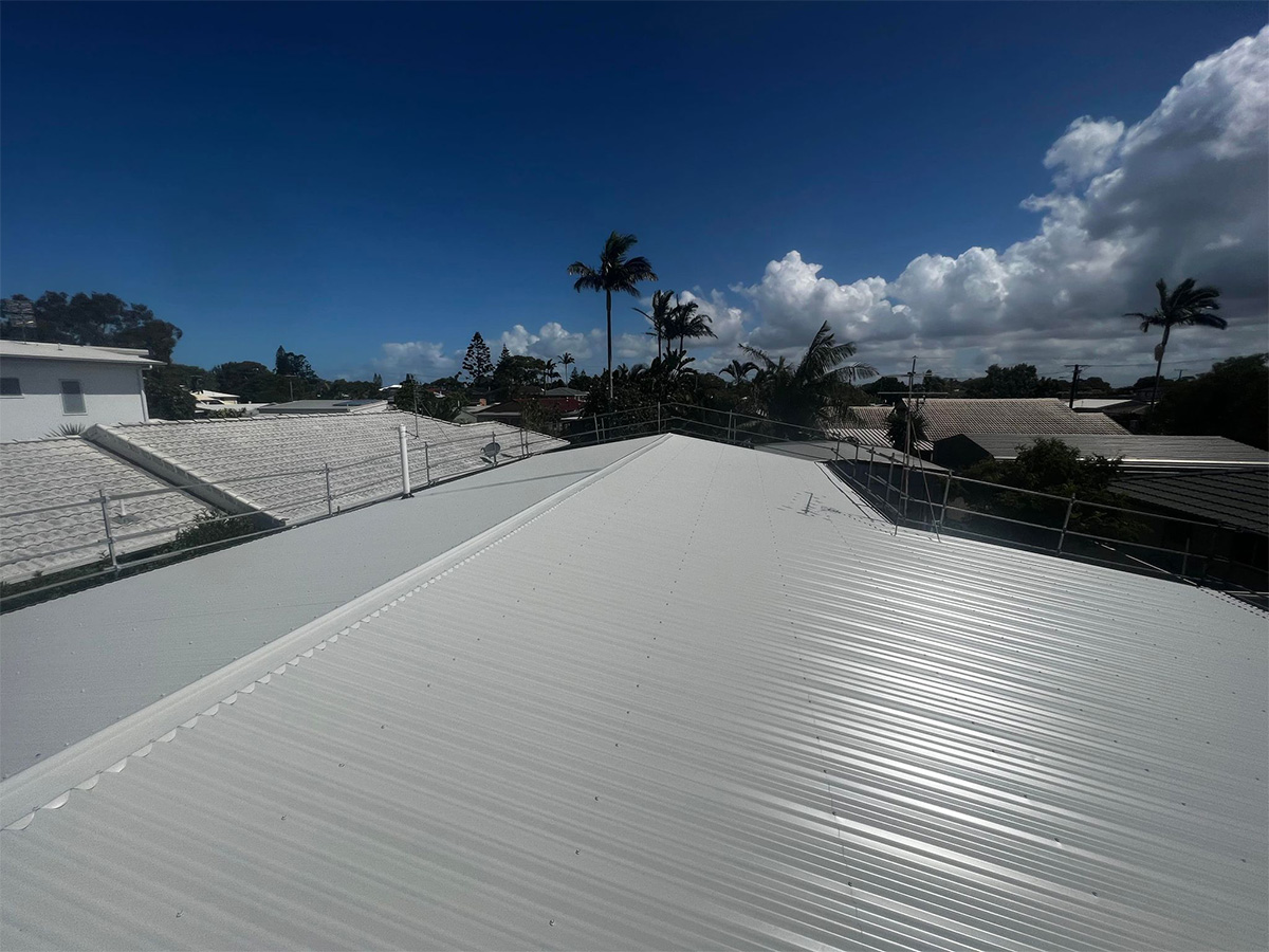 Finished Asbestos Roof Replacement Project